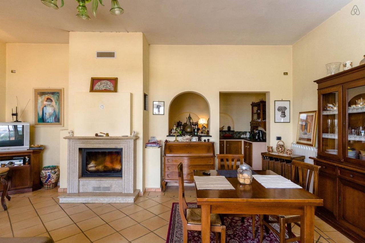Room In Villa - Room In The Hills With Garden And Sea View San Salvatore  Esterno foto